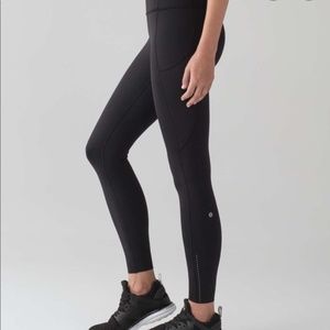 Lululemon BLACK Fast and Free High-Rise Tight 25"
